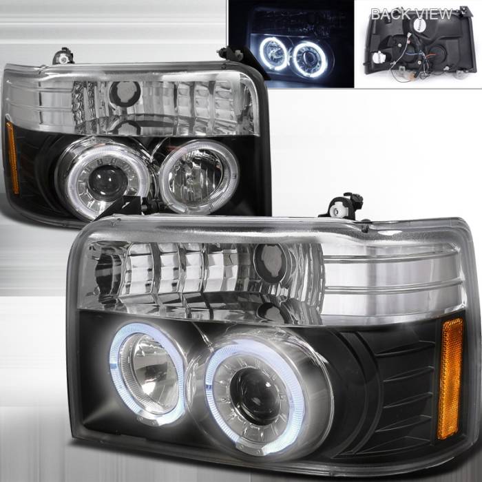 Spec-D - Ford F150 Spec-D Projector Headlights - 2LHP-F15092JM-TM