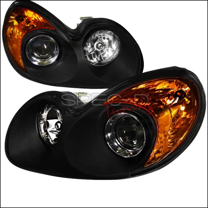 Spec-D - Hyundai Sonata Spec-D LED Projector Headlights - Black Housing - 2LHP-SON02JM-RS