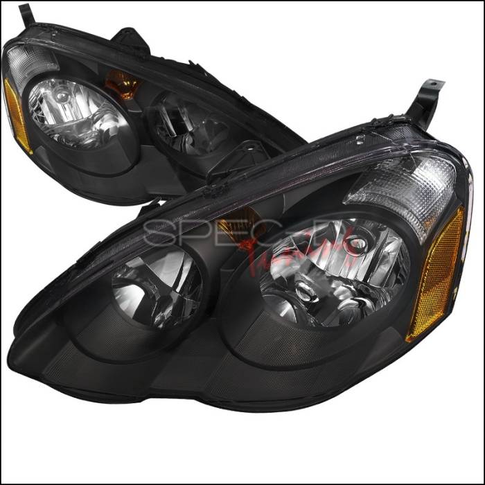 Spec-D - Acura RSX Spec-D Crystal Housing Headlights - Black - 2LH-RSX02JM-DP