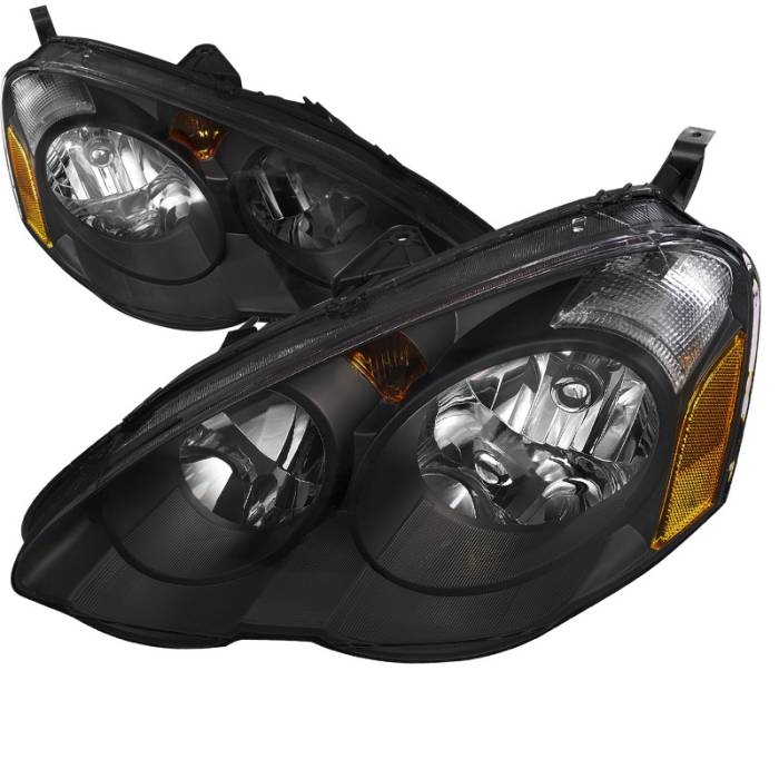 Spec-D - Acura RSX Spec-D Headlights - Black - 2LH-RSX02JM-RS