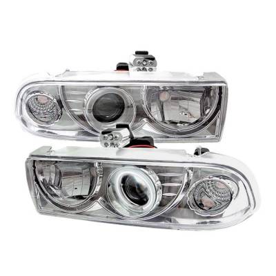 Spyder - Chevrolet Blazer Spyder Projector Headlights - CCFL Halo - Chrome - 444-CS1098-CCFL-C