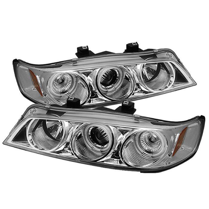 Spyder - Honda Accord Spyder Projector Headlights - CCFL Halo - Chrome - 1PC - 444-HA94-CCFL-C