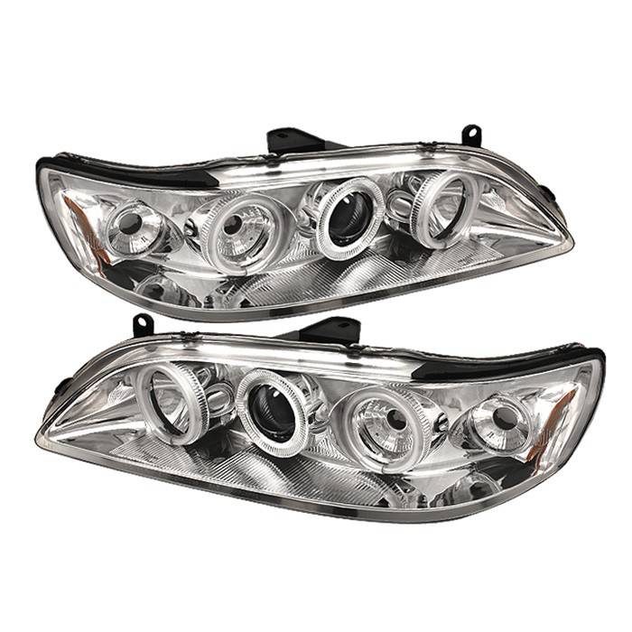 Spyder - Honda Accord Spyder Projector Headlights - CCFL Halo - Chrome - 1PC - 444-HA98-CCFL-C