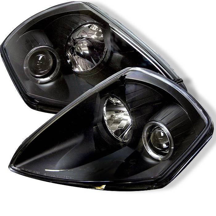 Spyder - Mitsubishi Eclipse Spyder Projector Headlights - LED Halo - Black - 444-ME00-HL-BK