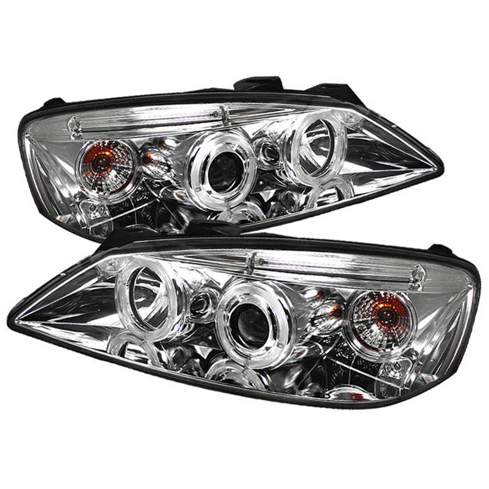 Spyder - Pontiac G6 Spyder Projector Headlights - CCFL Halo - LED - Chrome - 444-PG605-CCFL-C