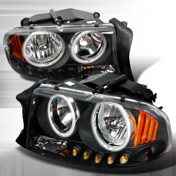 Spec-D - Dodge Durango Spec-D Crystal Housing Headlights - Black - 4LH-DAK97HJM-KS