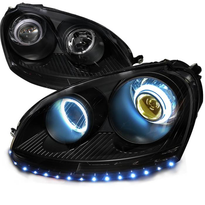 Spec-D - Volkswagen Golf Spec-D CCFL Projector Headlight - 4LHP-GLF05JM-8Y-SD
