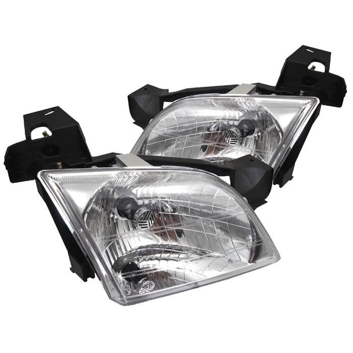Spyder - Chevrolet Venture Spyder Crystal Headlights - Chrome - HD-JH-CV97-C