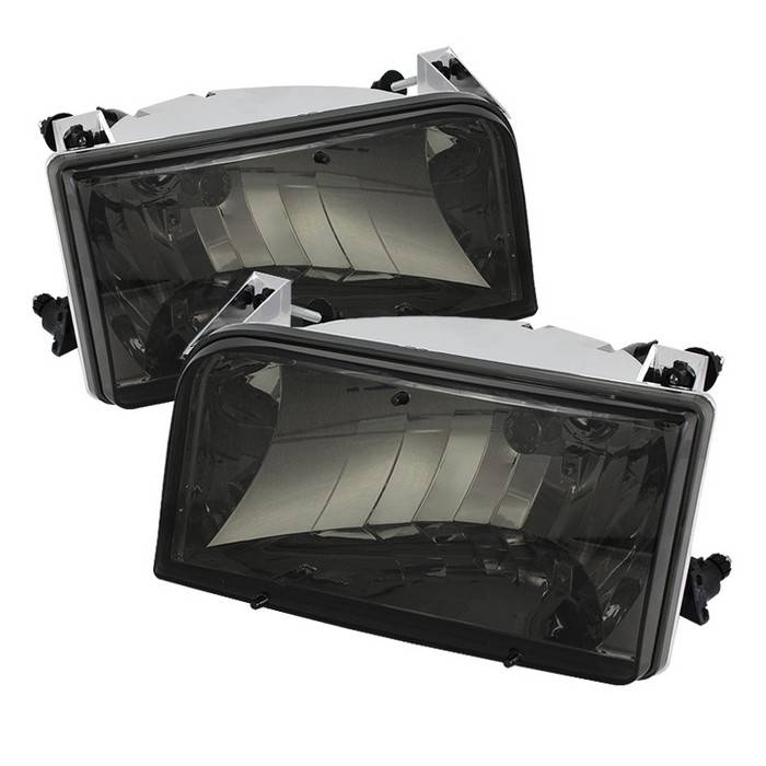 Spyder - Ford F150 Spyder Crystal Headlights - Smoke - HD-JH-FB92-SM