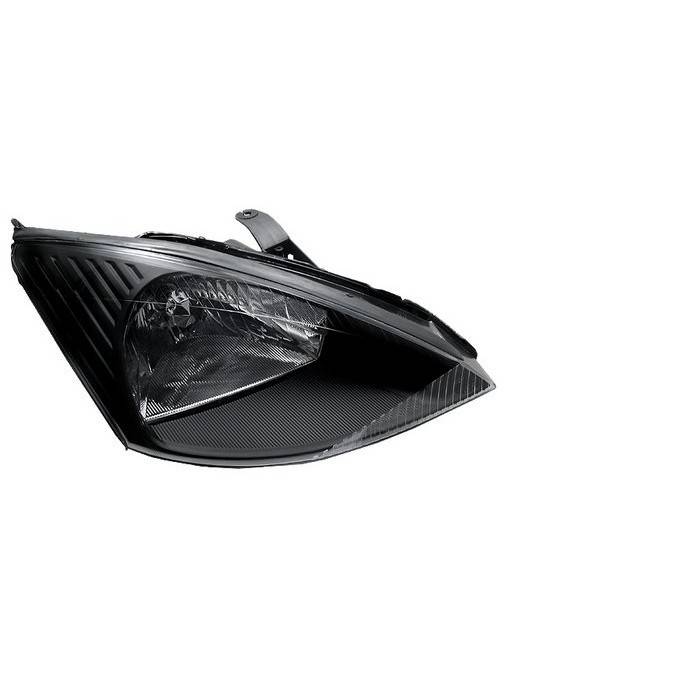 Spyder - Ford Focus Spyder Crystal Headlights - Black - HD-JH-FF00-BK