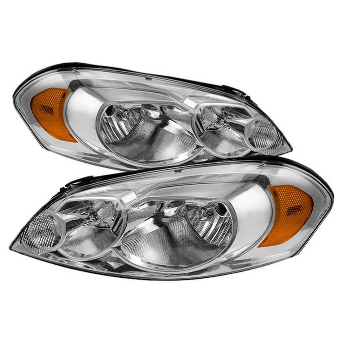 Spyder - Chevrolet Monte Carlo Spyder Crystal Headlights - Chrome - HD-ZO-CHIP06-AM-C