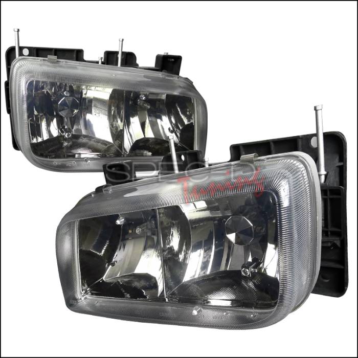 Spec-D - Cadillac Escalade Spec-D Euro Headlights Gunmetal - LH-ECLD99G-APC