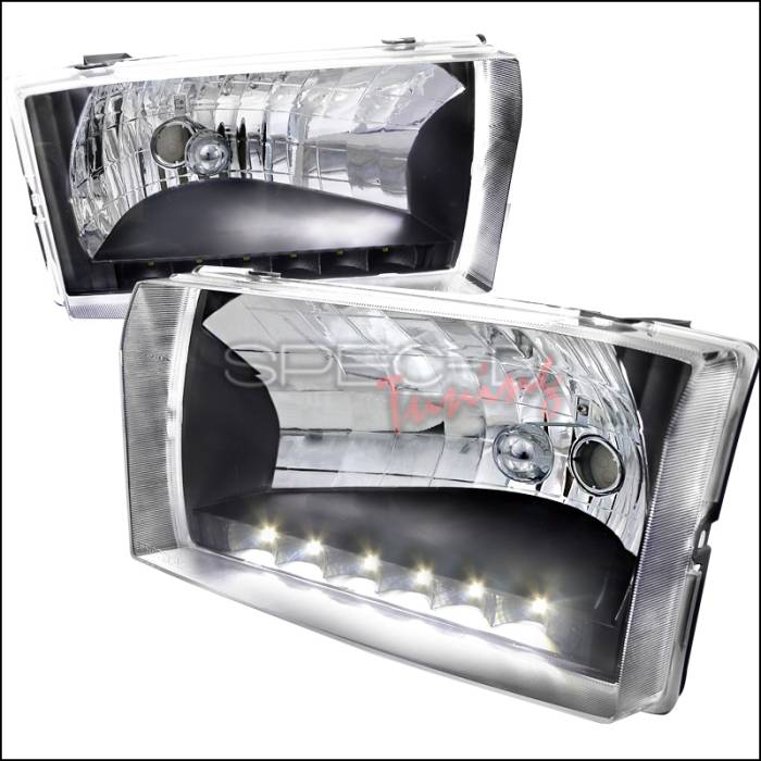 Spec-D - Ford F250 Spec-D LED Headlights - Black Housing - LH-F25099JM-RS