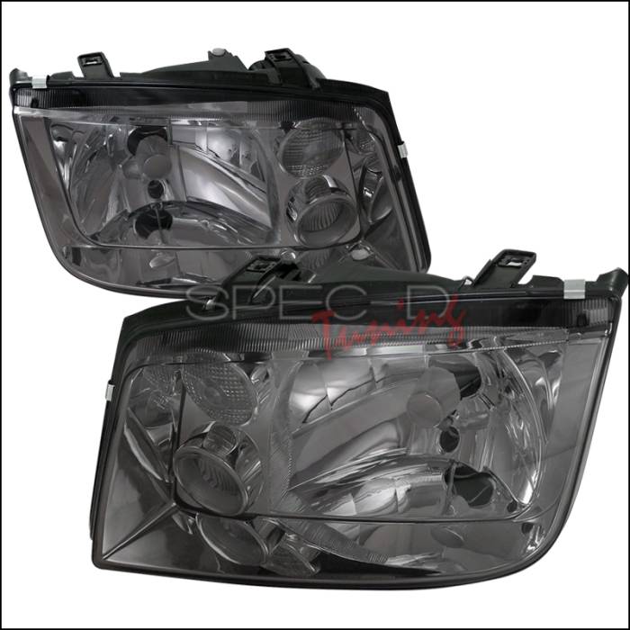 Spec-D - Volkswagen Jetta Spec-D Euro Headlights - Smoke Lens - LH-JET99G-RS