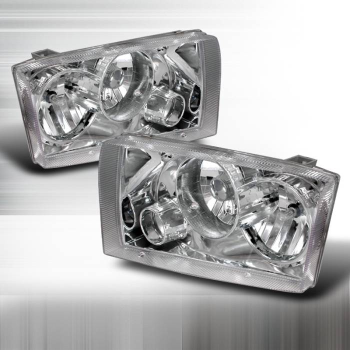 Spec-D - Ford F350 Superduty Spec-D Projector Headlights - Chrome - LHP-F25099-APC