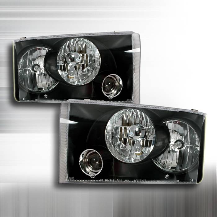 Spec-D - Ford F350 Superduty Spec-D Projector Headlights - Black - LHP-F25099JM-APC