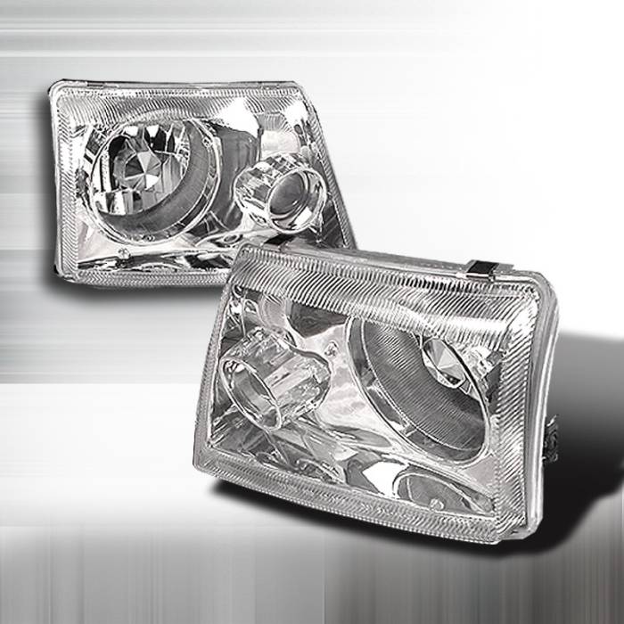 Spec-D - Ford Ranger Spec-D Projector Lights - Chrome - LHP-RAN98-APC