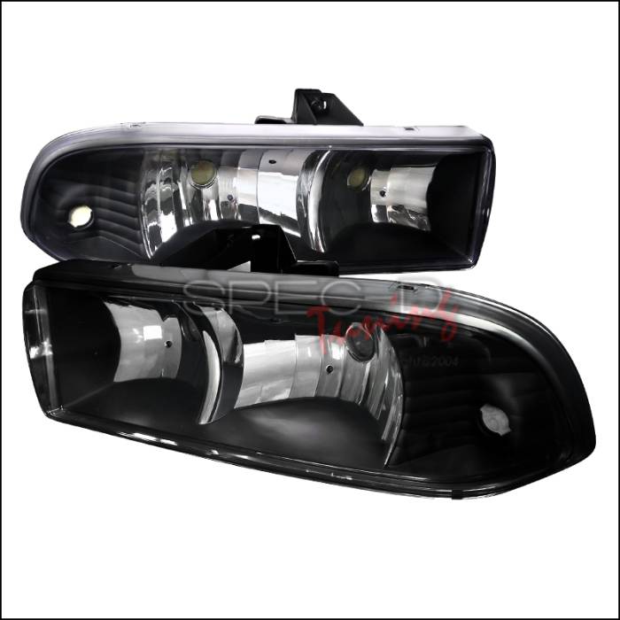 Spec-D - Chevrolet Blazer Spec-D Black Housing Headlights - LH-S1098JM-RS