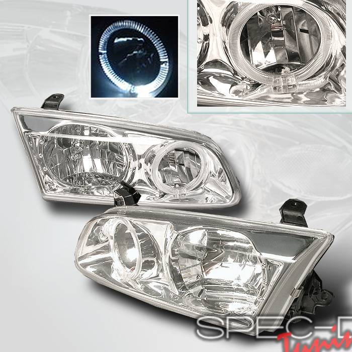 Spec-D - Toyota Camry Spec-D Crystal Housing Headlights - Chrome - LH-TCAM00-KS