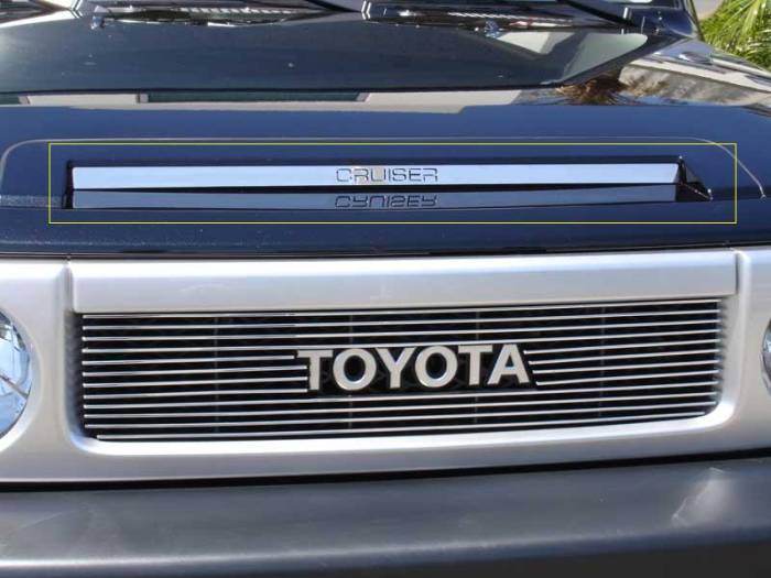T-Rex - Toyota FJ Cruiser T-Rex Polished Stainless Steel Cruiser Hood Scoop - 21933