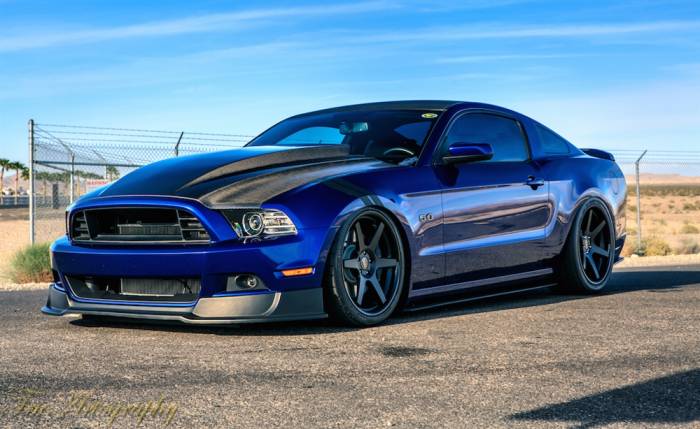 TruFiber - Ford Mustang TruFiber Carbon Fiber 3" Cowl Hood TC10025-A49-3