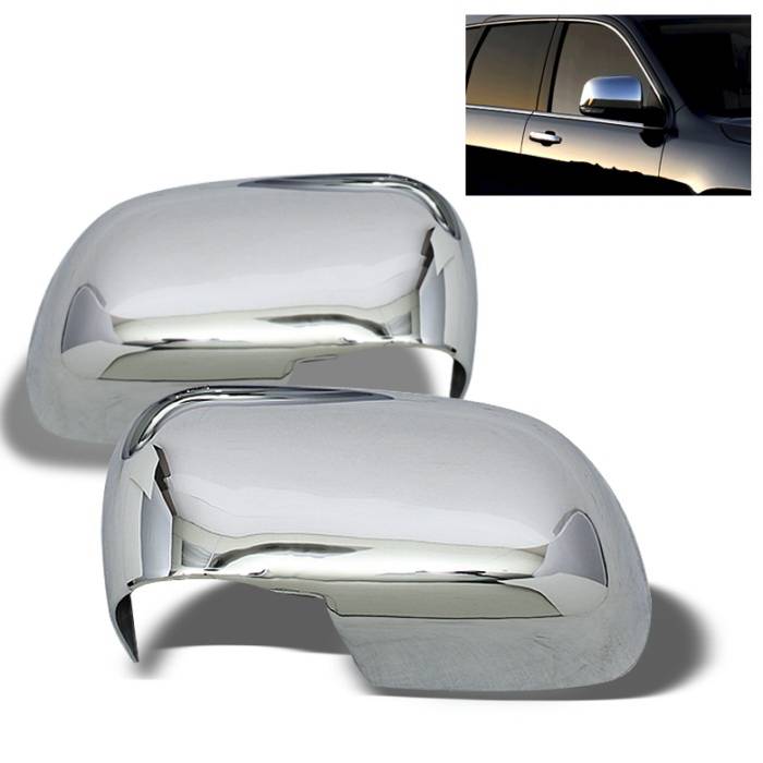 Spyder Auto - Dodge Durango Spyder Mirror Cover - Chrome - CA-MC-DD04
