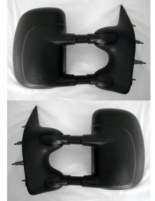 Suvneer - Ford E-Series Suvneer Standard Extended Powered Towing Mirror with Dual Pivoting Arms - Left & Right Side - FDE1-9410-M0