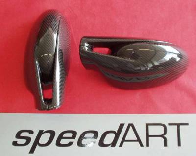 SpeedArt - Black/Grey carbon Fiber Mirror