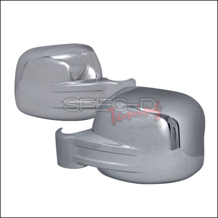 Spec-D - Jeep Liberty Spec-D Side Mirror Cover - Chrome - RMC-LIB02CR