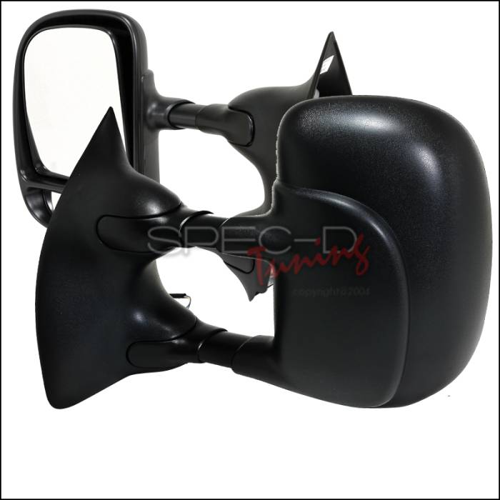 Spec-D - Ford F250 Spec-D Towing Mirrors - Power - RMX-F25099-P-FS