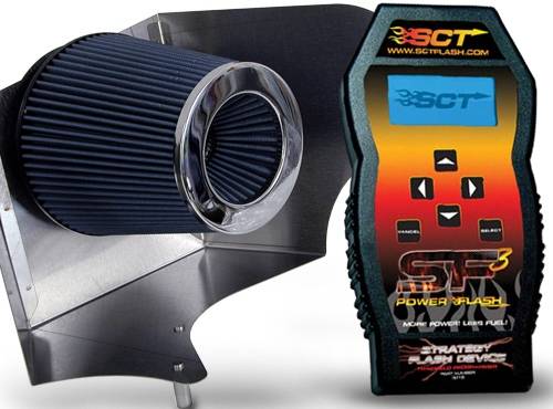 Steeda - Ford Mustang Steeda Complete Cold Air Intake Kit and SF3 Custom Tuner Combo - 99108