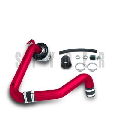 Spyder - Honda Civic Spyder Cold Air Intake with Filter - Red - CP-413R