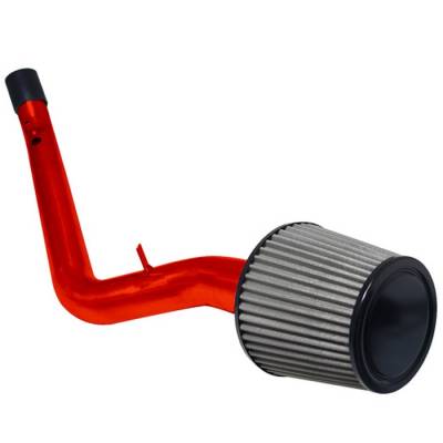 Spyder - Honda Civic Spyder Cold Air Intake with Filter - Red - CP-414R