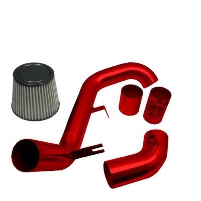 Spyder - Honda Civic Spyder Cold Air Intake with Filter - Red - CP-517R
