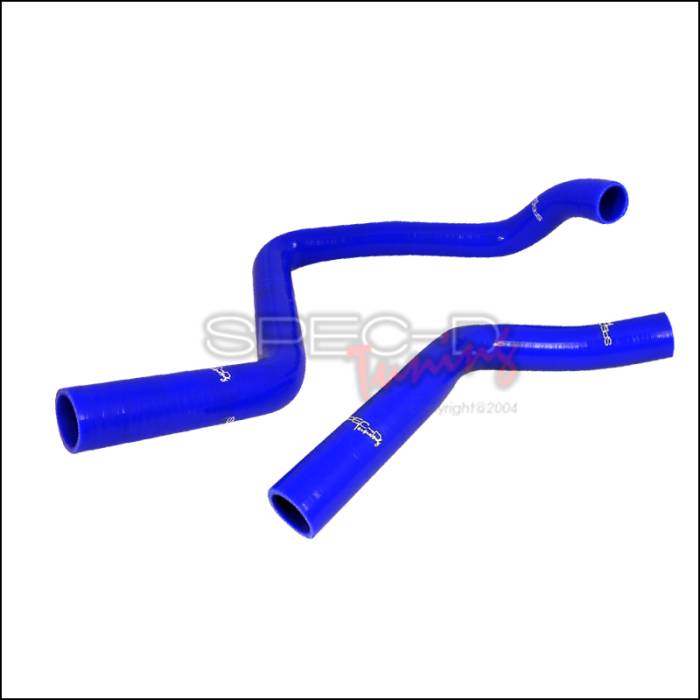 Spec-D - Honda CRX Spec-D Engine Silicone Radiator Hose - Blue - RAH-S01-1304-LX