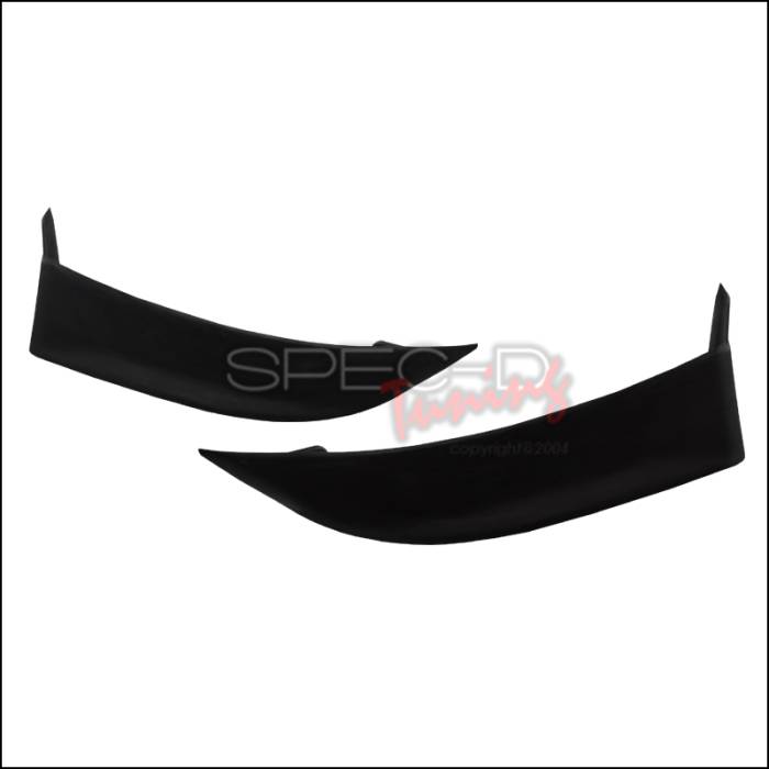 Spec-D - Subaru WRX Spec-D Sti Style Rear Lip - Polyurethane - LBR-WRX04STI-PU
