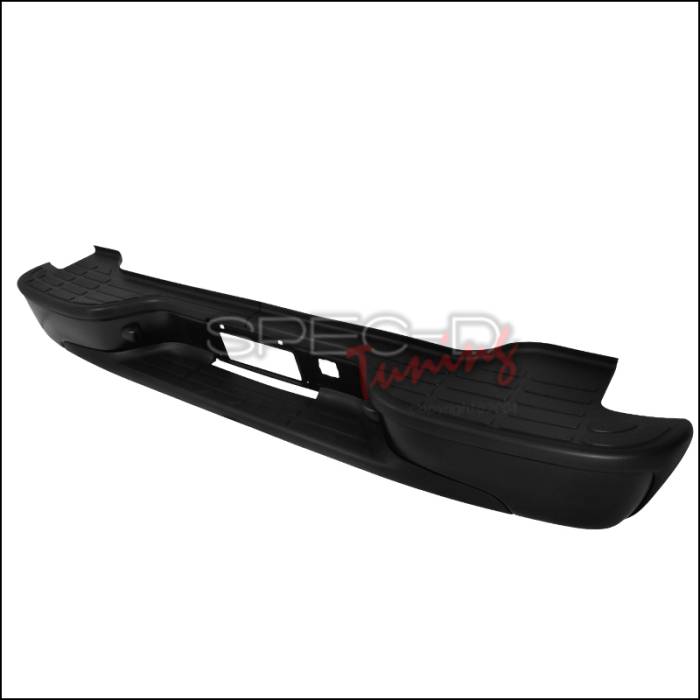 Spec-D - Chevrolet Suburban Spec-D Rear Bumper Step - Black - SRB-SUB00BK-FS