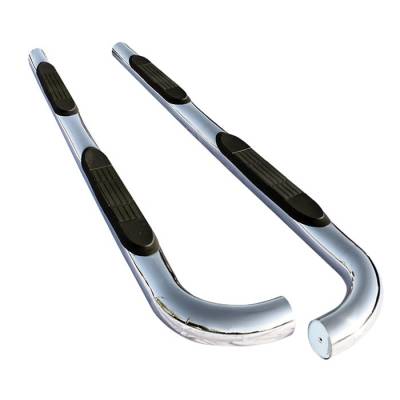 Spyder - Buick Rainer Spyder 3 Inch Round Side Step Bar T-304 Stainless SteelPolished - SSB-CT-A07S0402T
