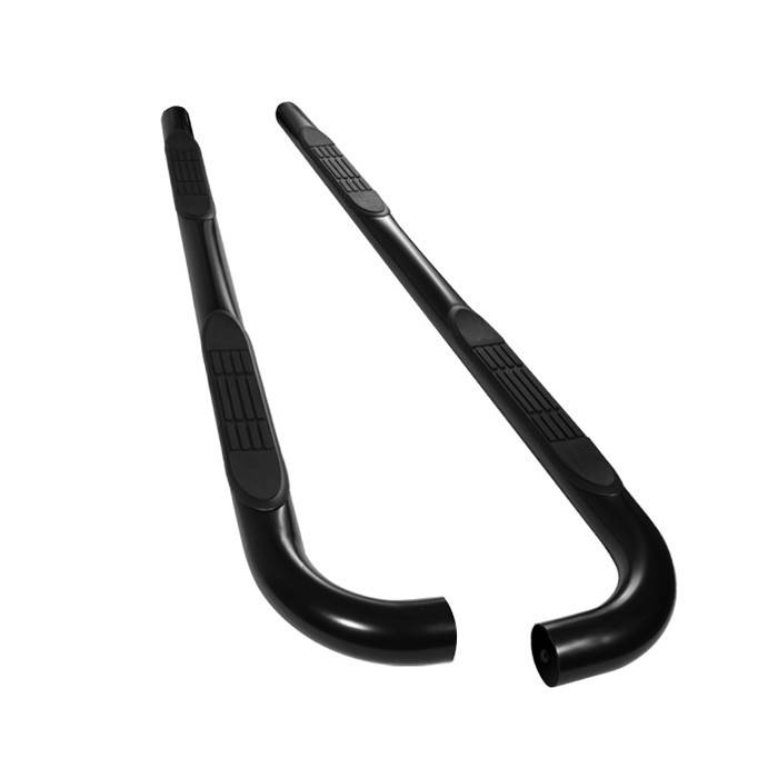 Spyder - GMC Envoy Spyder 3 Inch Round Side Step Bar T-304 Stainless SteelPolished - SSB-CT-A07S0402T-BK