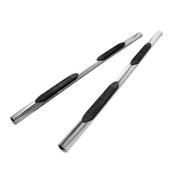Spyder - Oldsmobile Bravada Spyder 4 Inch Oval Side Step Bar T-304 Stainless SteelPolished - SSB-CT-A09S0402