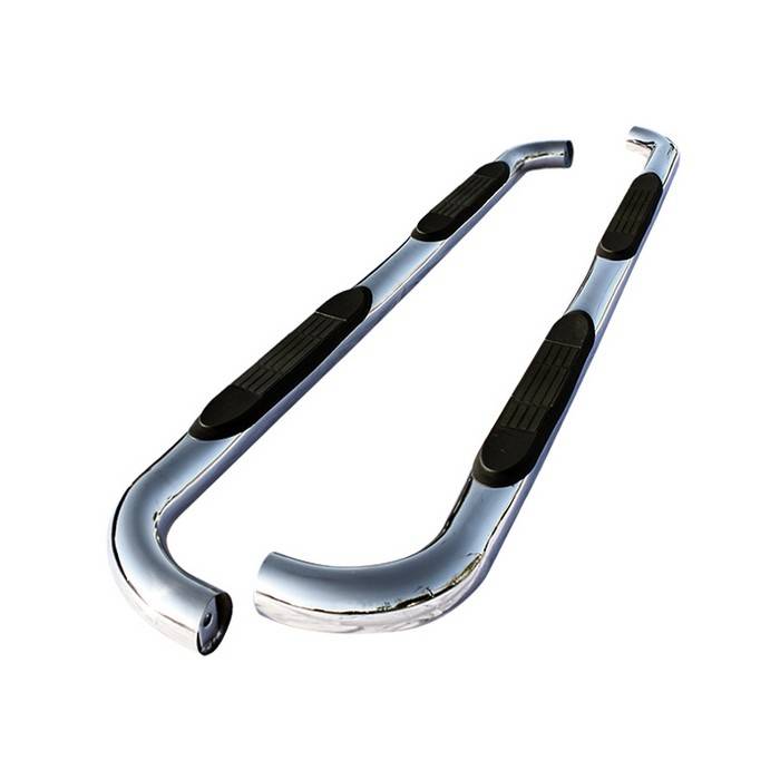 Spyder - Dodge Durango Spyder 3 Inch Round Side Step Bar T-304 Stainless SteelPolished - SSB-DDU-A07S0815H