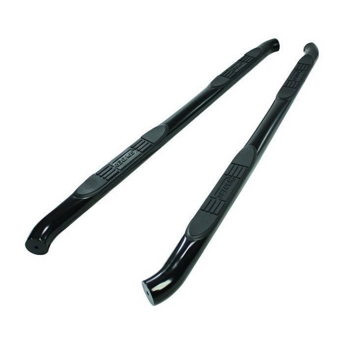 Spyder - Dodge Nitro Spyder 3 Inch Round Side Step Bar- Powder Coated Black - SSB-DNI-A07S0810-BK