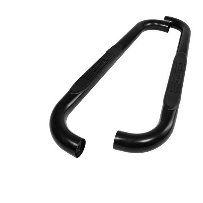 Spyder - Dodge Ram Spyder 3 Inch Round Side Step Bar- Powder Coated Black - SSB-DR-A07S0807T-BK