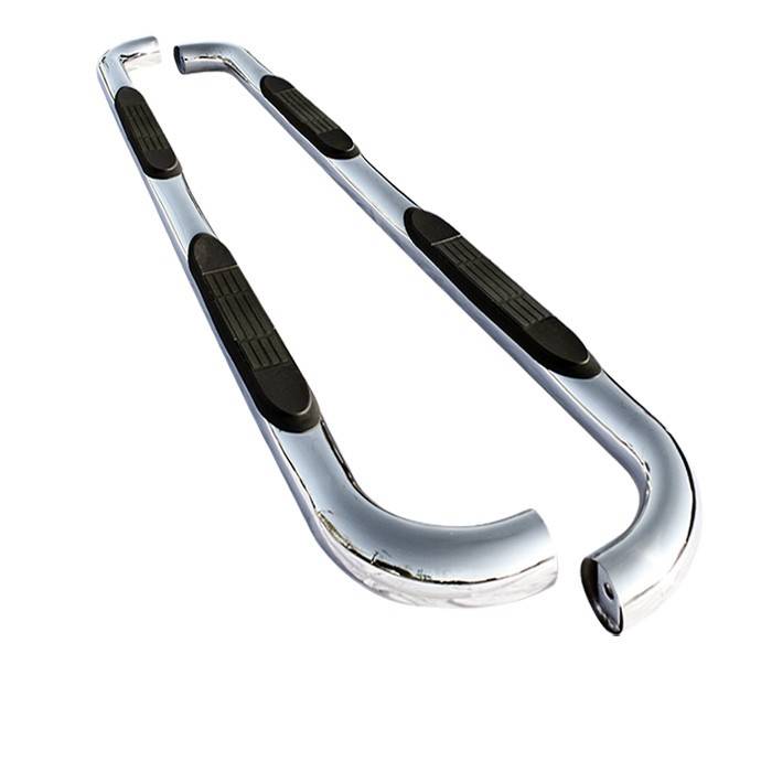 Spyder - Dodge Ram Spyder 3 Inch Round Side Step Bar T-304 Stainless SteelPolished - SSB-DR-A07S0811H