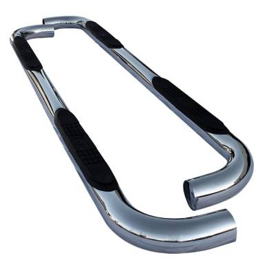 Spyder Auto - Ford Explorer Spyder 3 Inch Round Side Step Bar - Polished T-304 Stainless Steel - SSB-FE-A07S0516H