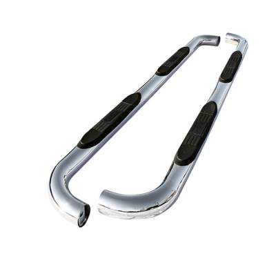 Spyder - Ford Expedition Spyder 3 Inch Round Side Step Bar T-304 Stainless SteelPolished - SSB-FE-A07S0518H