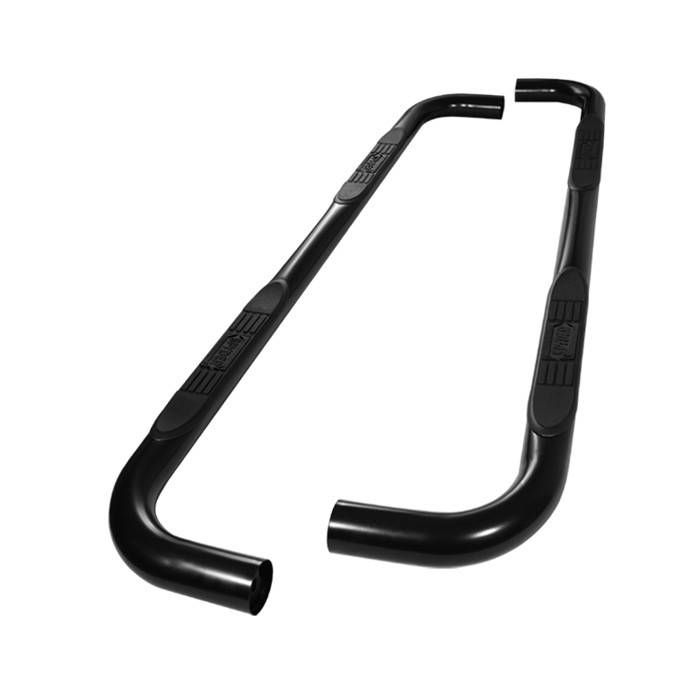 Spyder - Ford F150 Spyder 3 Inch Round Side Step Bar- Powder Coated Black - SSB-FF-A07S0502H-BK