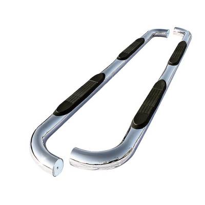 Spyder - Ford F550 Spyder 3 Inch Round Side Step Bar T-304 Stainless SteelPolished - SSB-FF-A07S0510
