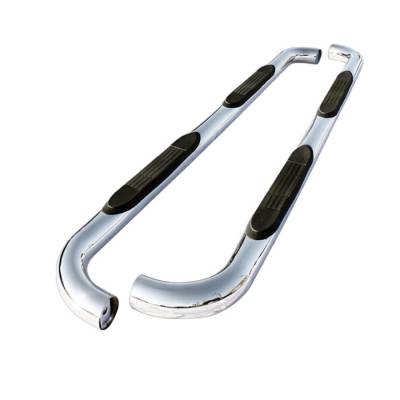 Spyder Auto - Ford Superduty Spyder 3 Inch Round Side Step Bar - Polished T-304 Stainless Steel - SSB-FF-A07S0511
