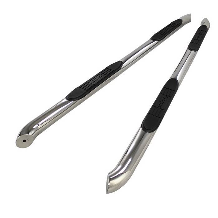 Spyder - Chevrolet Trail Blazer Spyder 3 Inch Round Side Step Bar T-304 Stainless SteelPolished - SSB-GEN-A07S0419